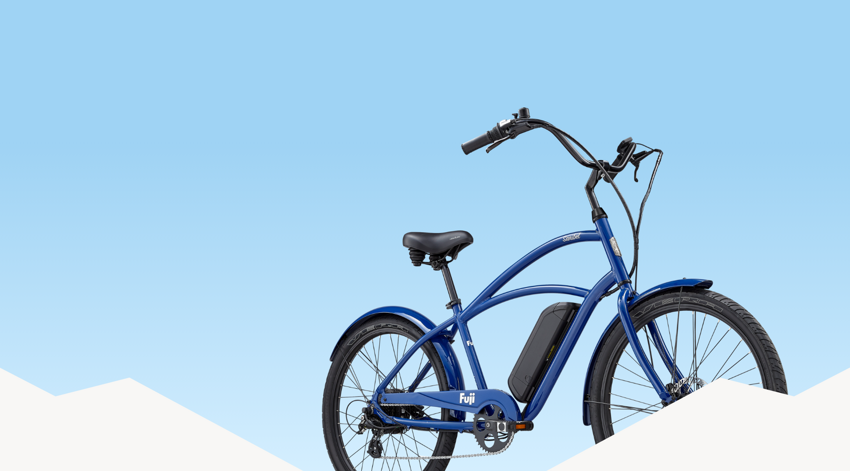 Fuji beach cruiser electric bike hotsell