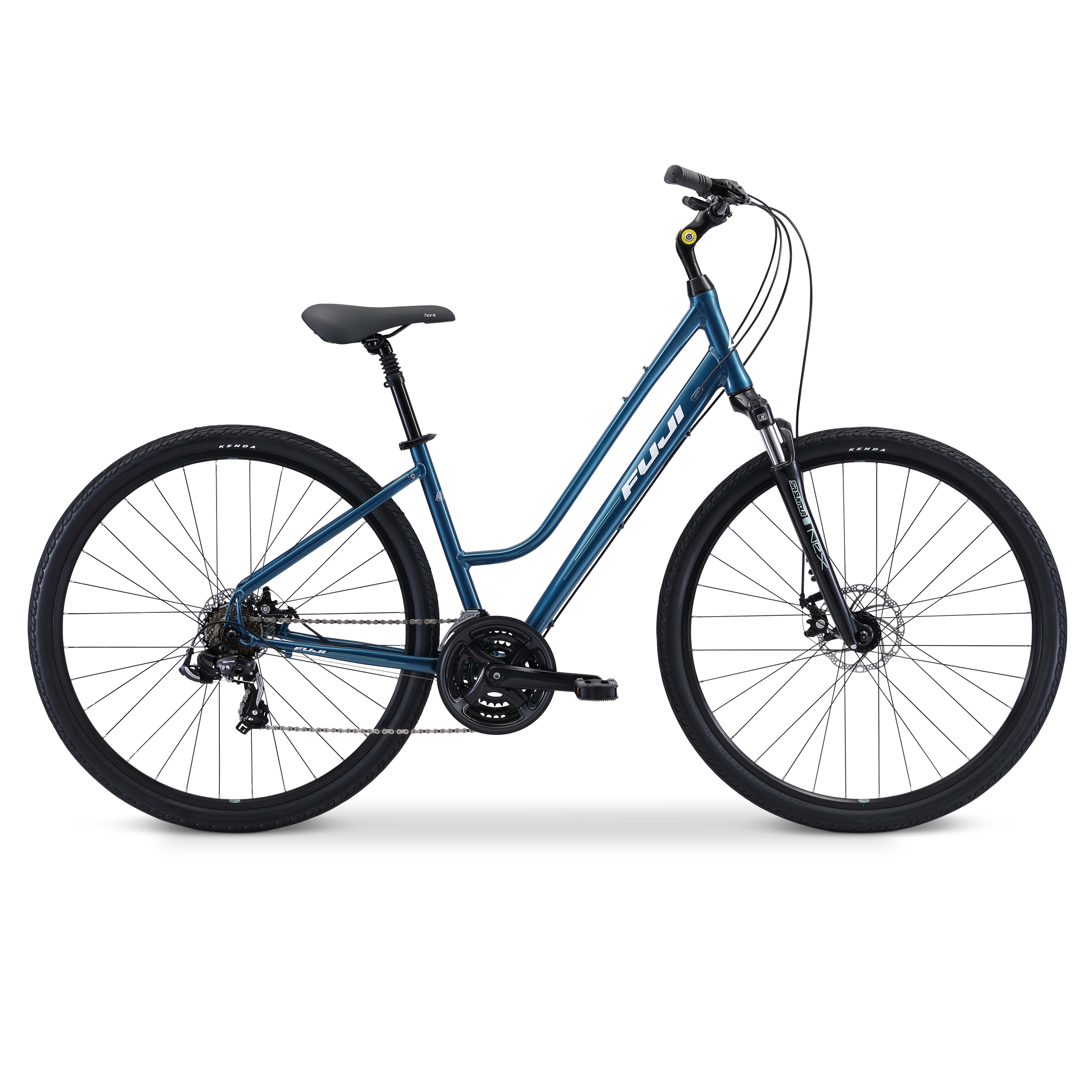 Fuji crosstown hybrid bike top