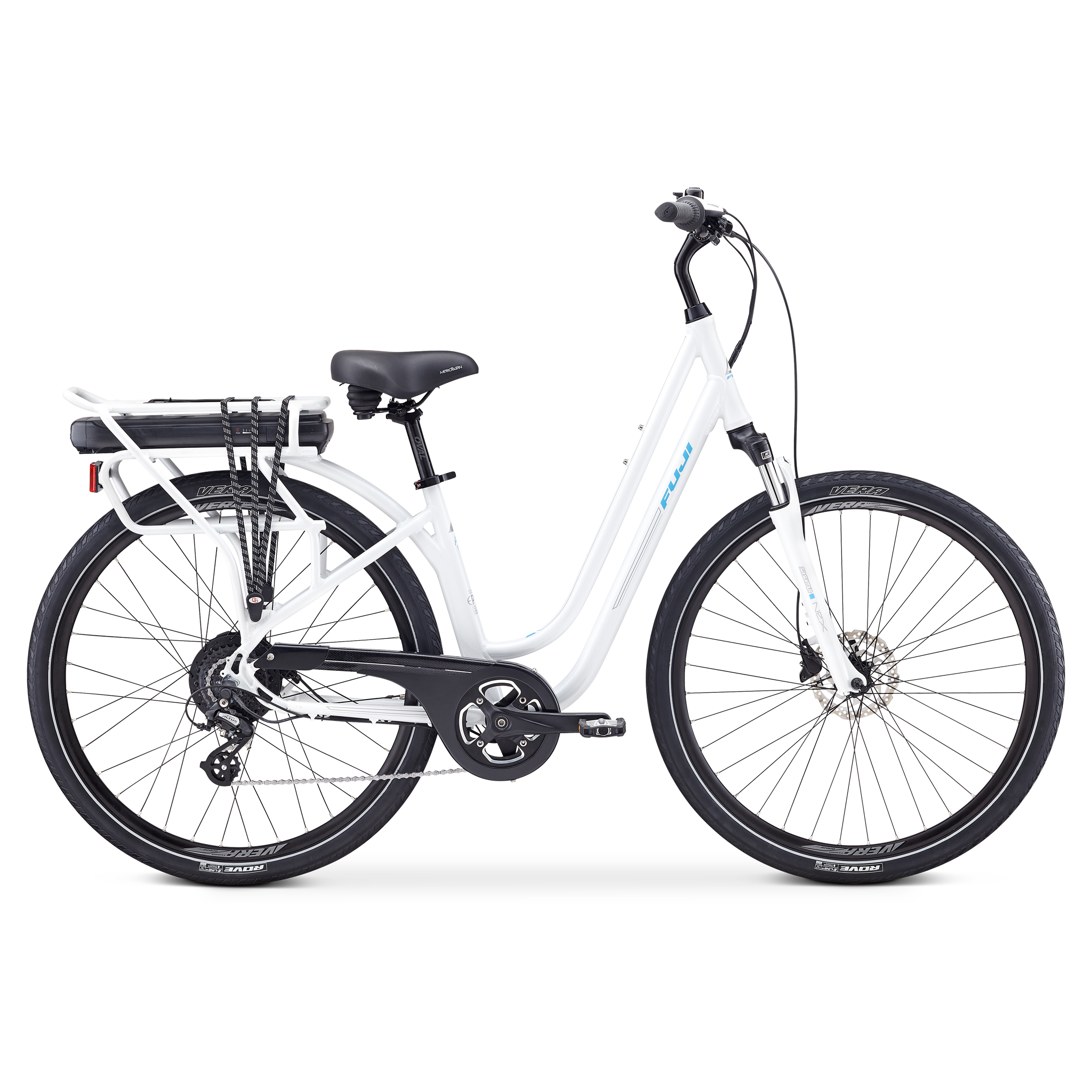 White 2024 fuji bike