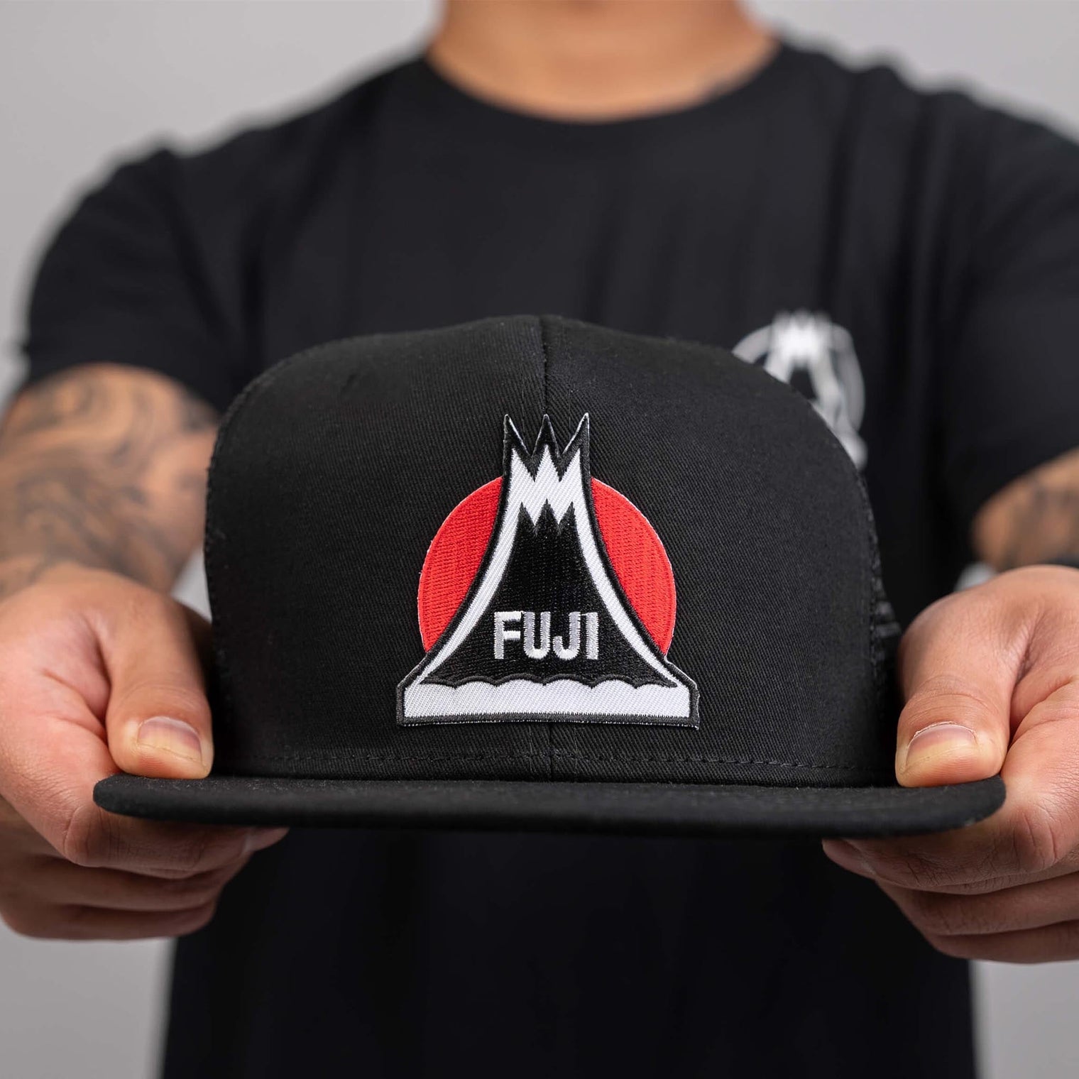 Retro Mountain Bike Flat Brim Hat